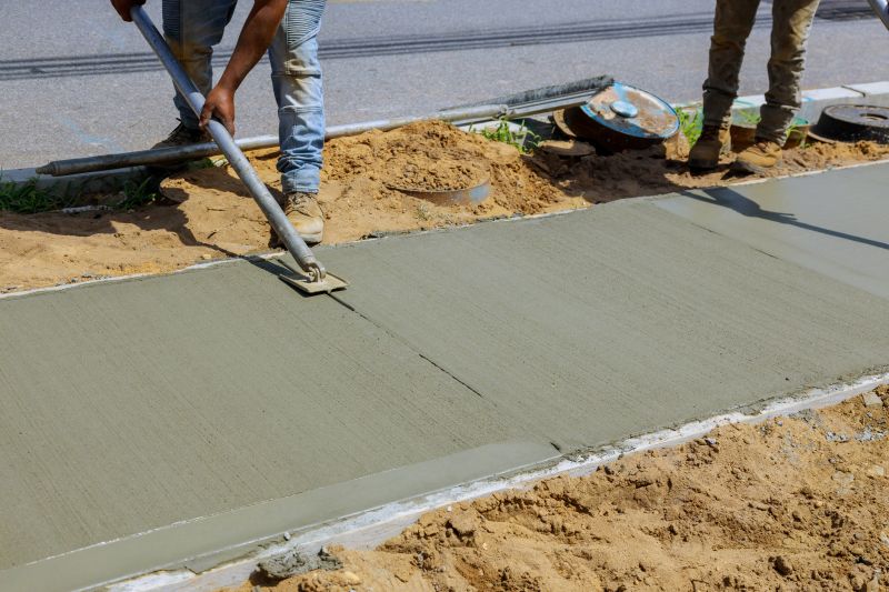Cement Pathway Installation