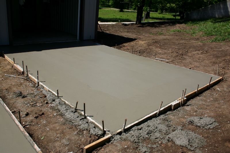 Concrete Pad Pouring