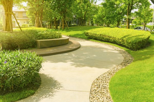 Cement Walkway Installation in Danville
