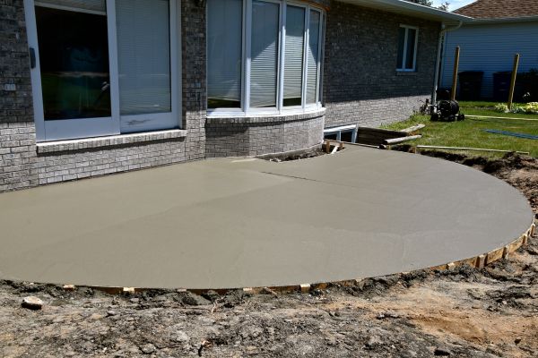 Deck Concrete Construction in Danville